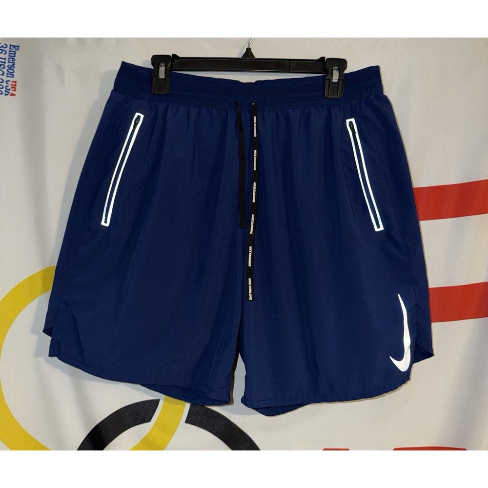 Nike Running Shorts Mens XL Blue Lined